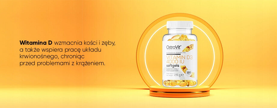 OSTROVIT STRONG EFFECTIVE IMMUNITY VITAMIN D3 4000IU CHOLECALCIFEROL 120 EAN (GTIN) 5903933902524