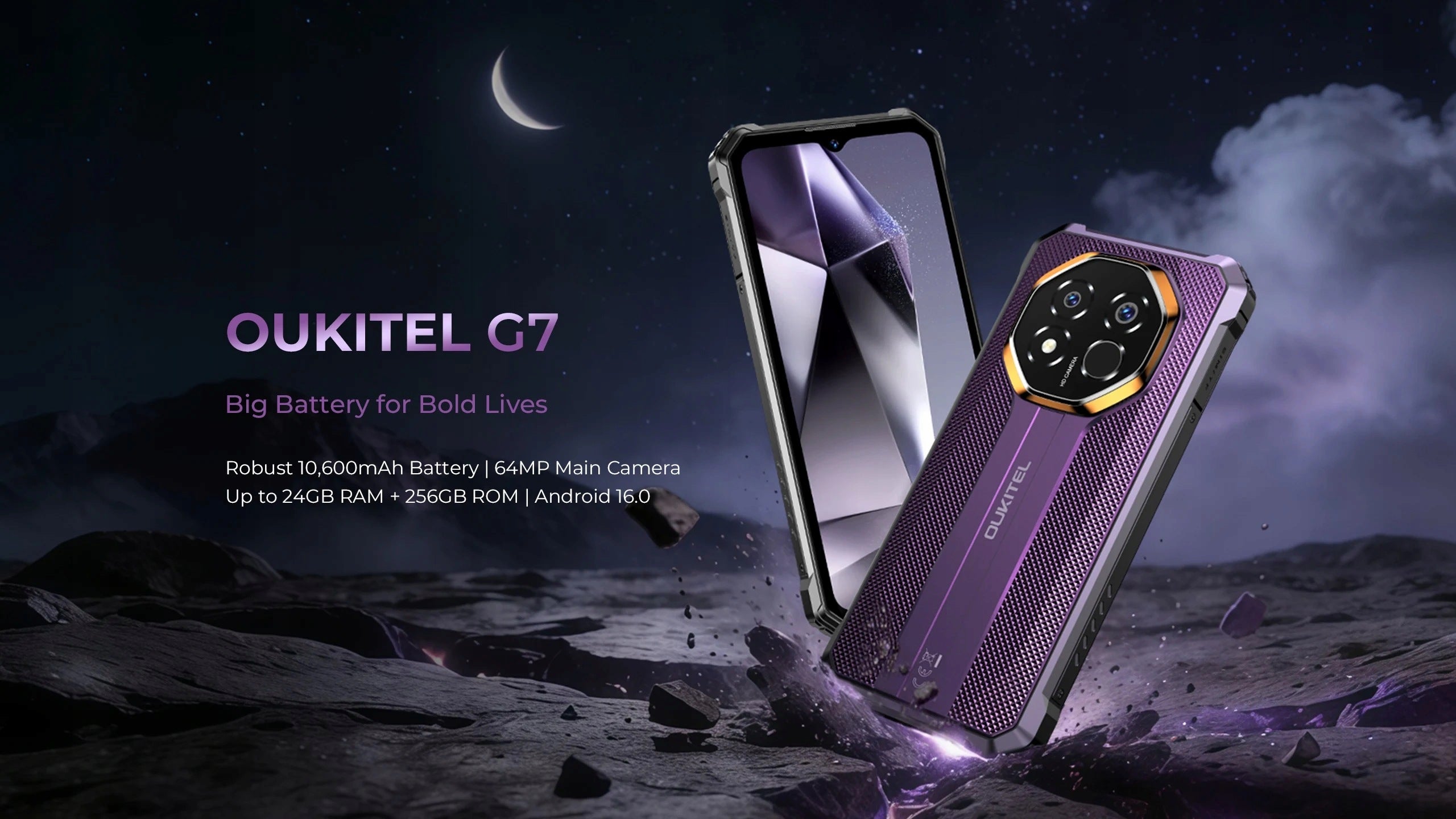 OUKITEL G7 - 4/128GB Černá Brand OUKITEL
