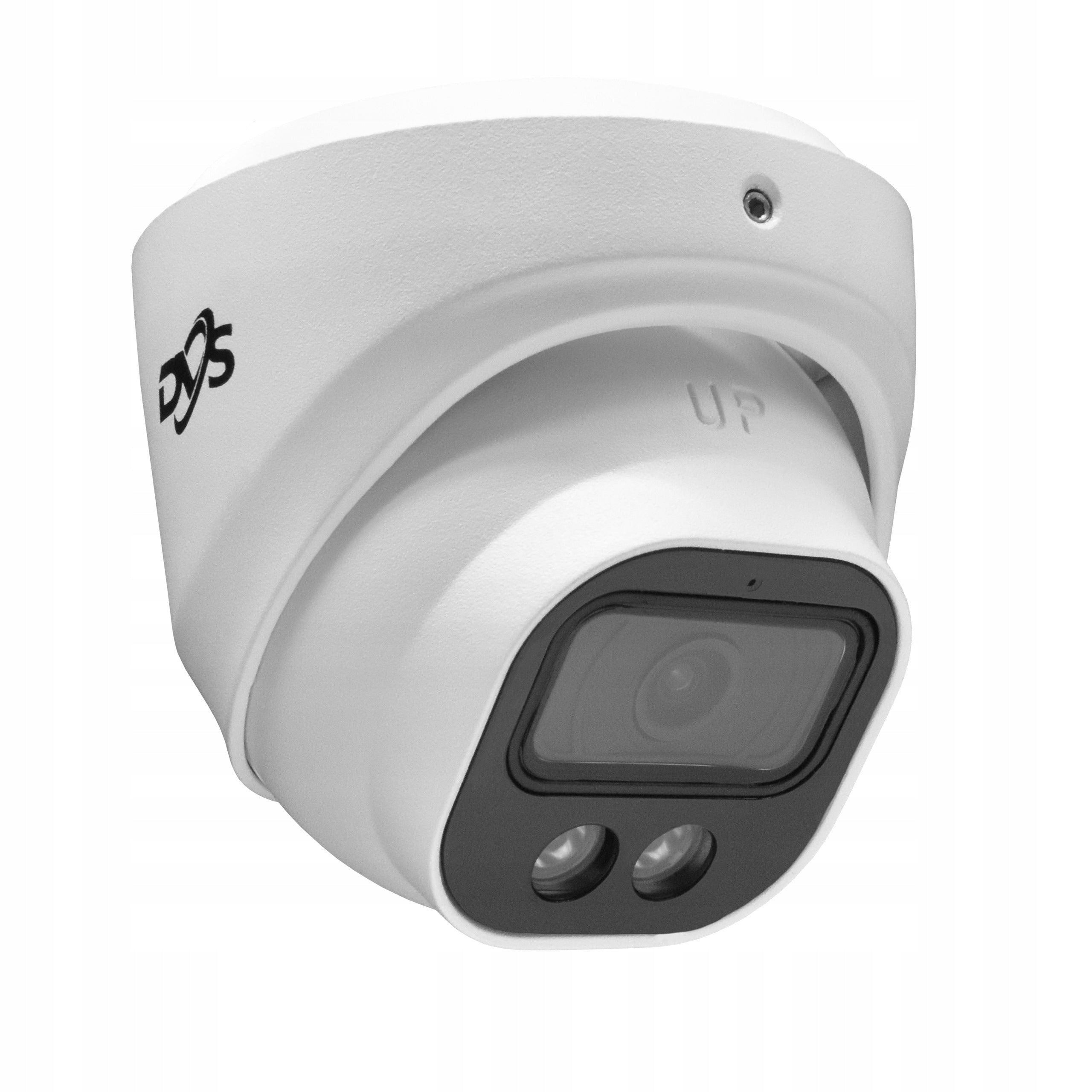 OUTDOOR ANALOG CAMERA 8Mpx WHITE DOME COLOR AT NIGHT ULTRA HD ANALOG