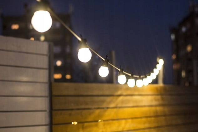 OUTDOOR GARDEN LIGHTS 50LED WHITE WARM -15m EAN (GTIN) 5906670135019
