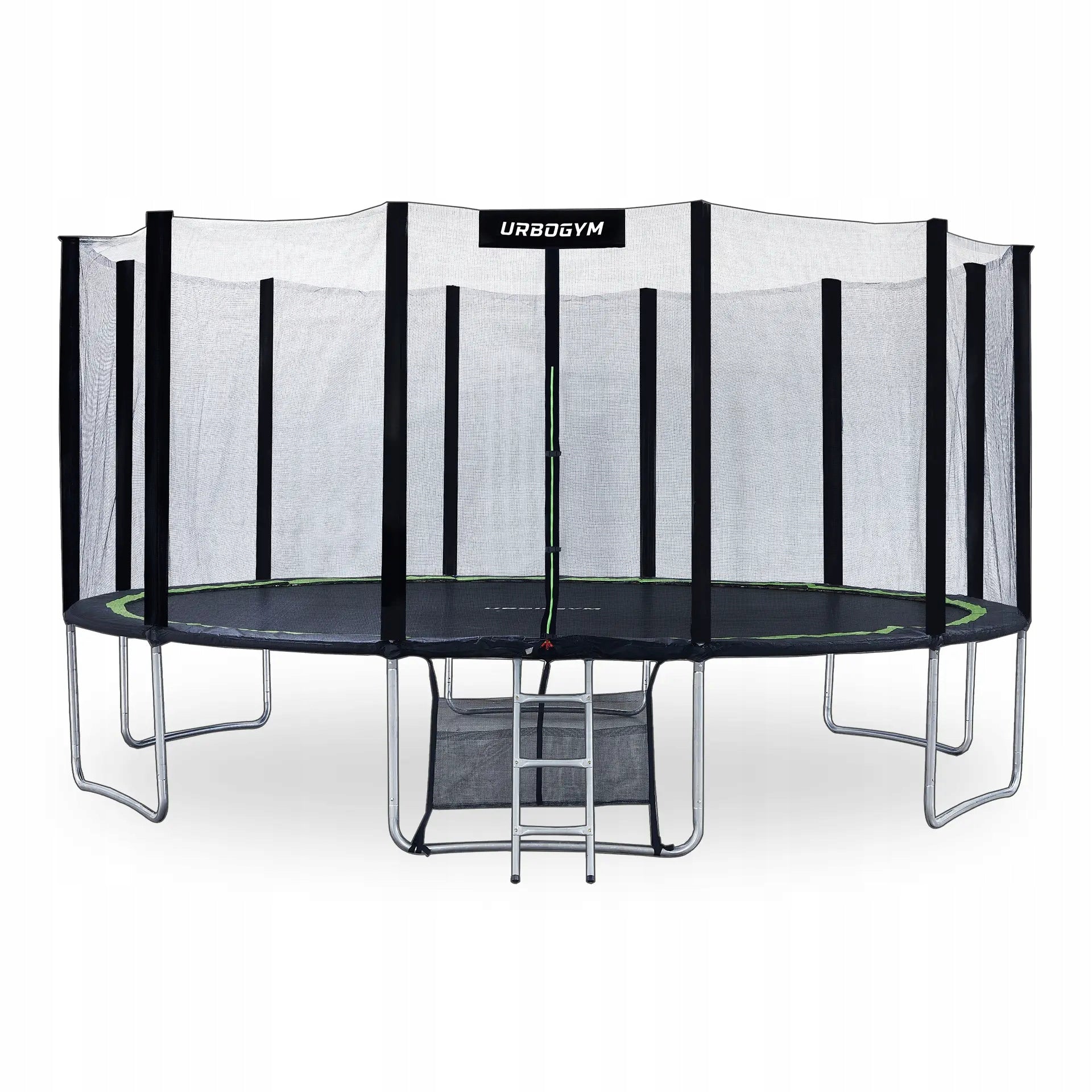 OUTDOOR GARDEN TRAMPOLINE WITH OUTDOOR MESH FOR KIDS GARDEN 16 FT 488CM
