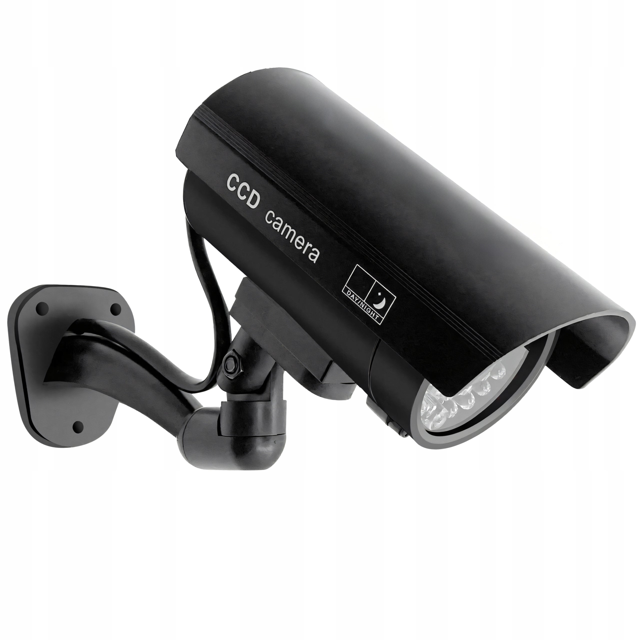 OUTDOOR WALL DUMMY CAMERA WITH FLASHING DIODE IR LED MONITORING + PEGS Manufacturer code E057-1