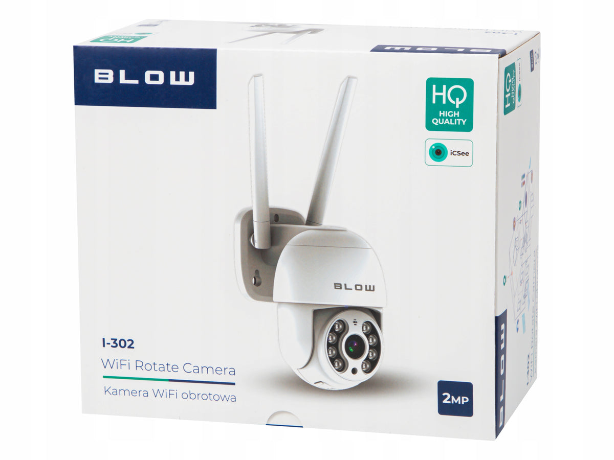 OUTDOOR WIFI CAMERA 2MP ROTATING IP FULL HD ZOOM SMART MOTION SENSOR Model 47TFYB-JRBNXW105U