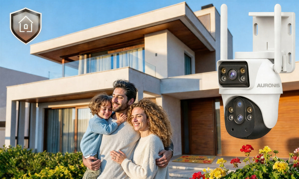 OUTDOOR WIFI CAMERA ROTATING 10x ZOOM 6MP DUAL SMART DETECTION ALARM Packaging status original