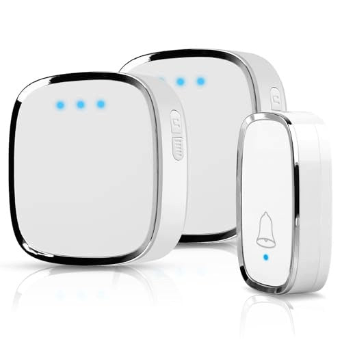 OUTDOOR WIRELESS DOORBELL WATERPROOF IP44 58 MELODY STEEL Brand no brand