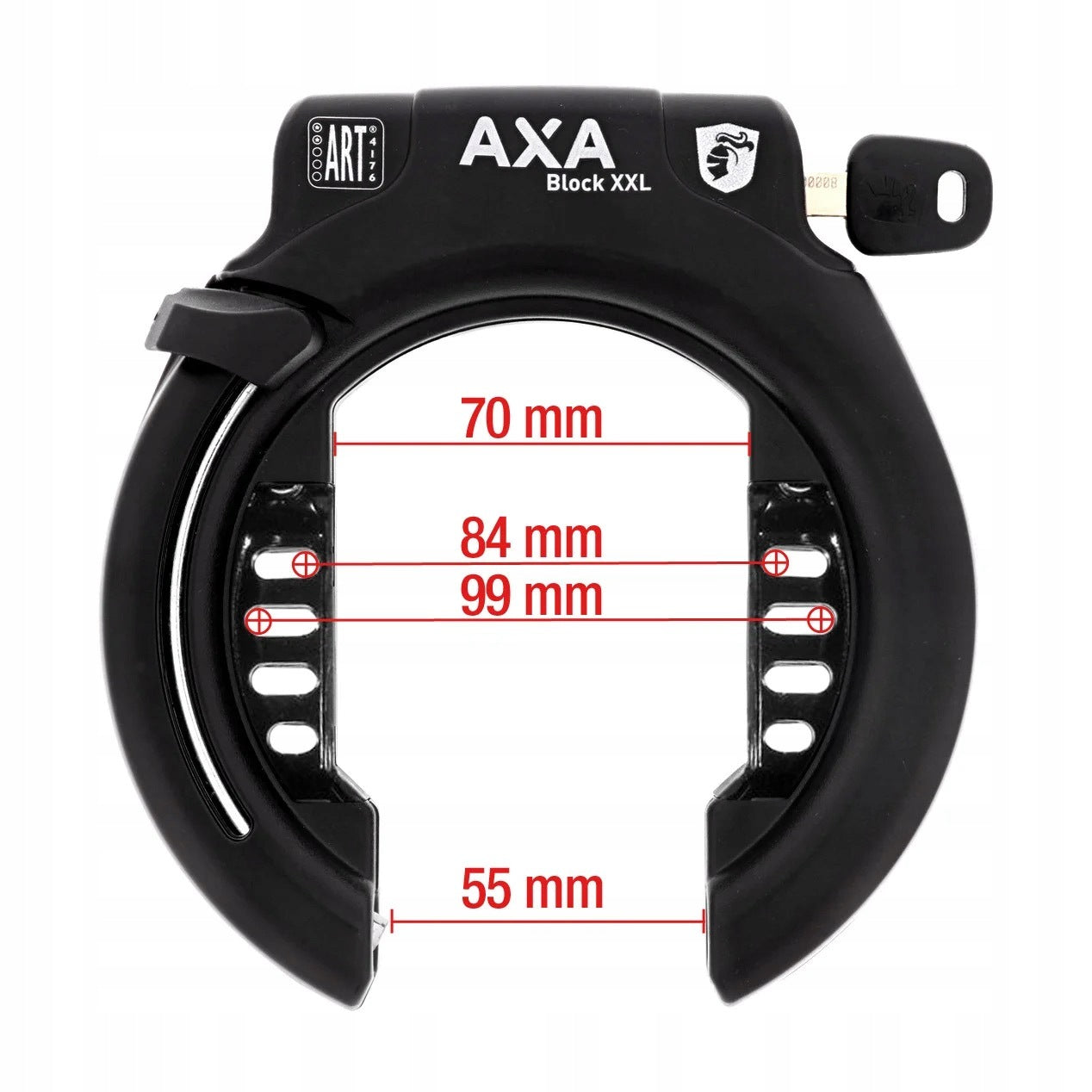OUTLET Bicycle protection wheel lock AXA Block XXL - without caps Packaging status original