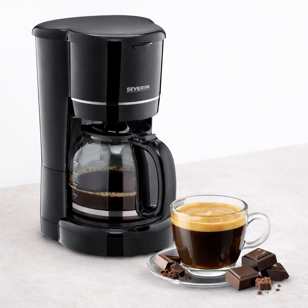 OVERFLOW COFFEE MAKER 1,25L 900W UP TO 10 CUPS AUTOMATIC SEVERIN