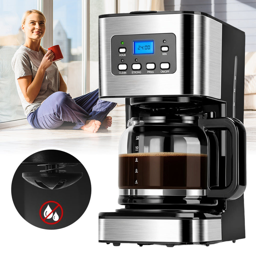 OVERFLOW COFFEE MAKER 950W 1.5L HEAT RETENTION AND SPEED Packaging status original