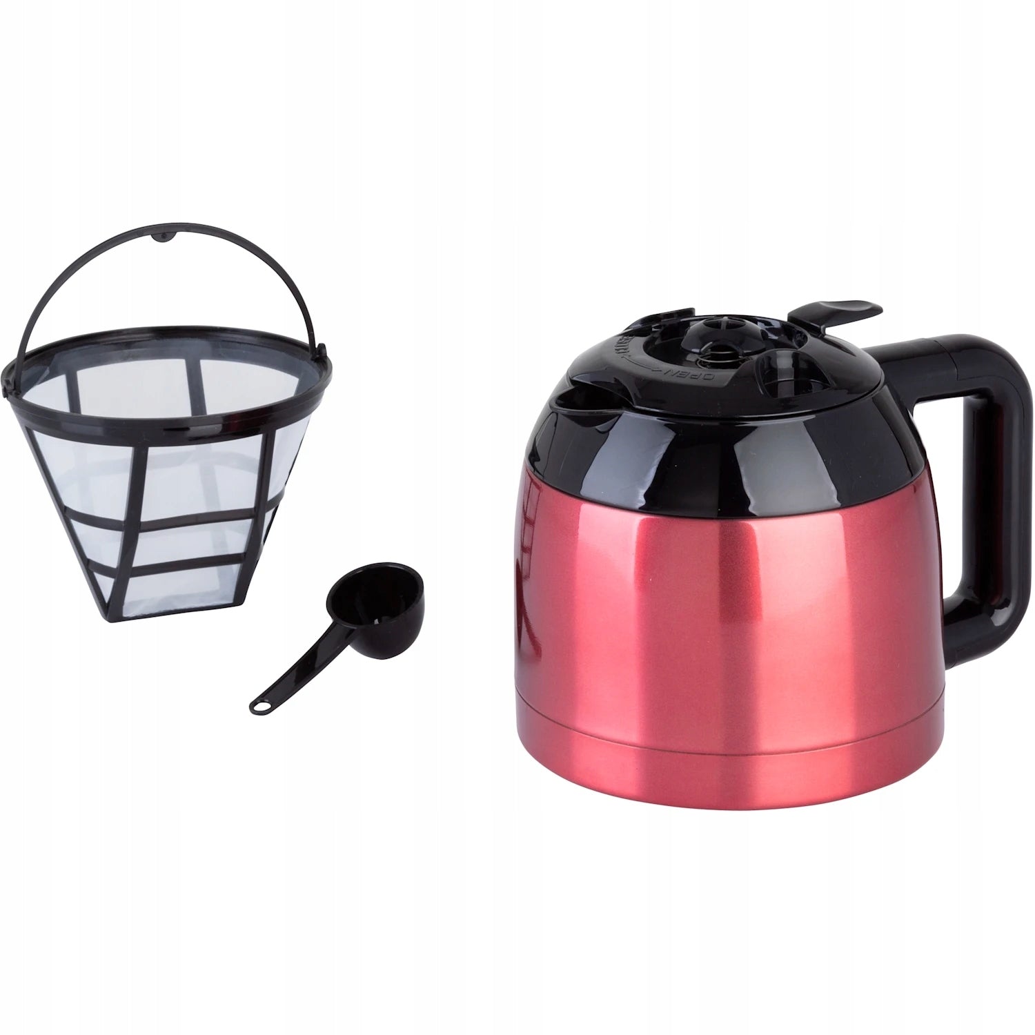 OVERFLOW COFFEE MAKER KLARSTEIN JUG 1,2L 800W RED BLACK EAN (GTIN) 4060656447198