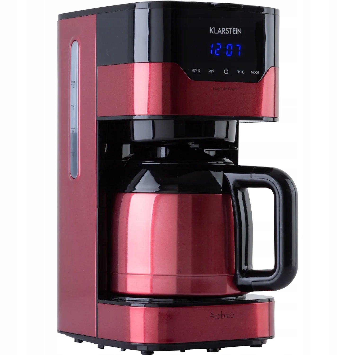 OVERFLOW COFFEE MAKER KLARSTEIN JUG 1,2L 800W RED BLACK
