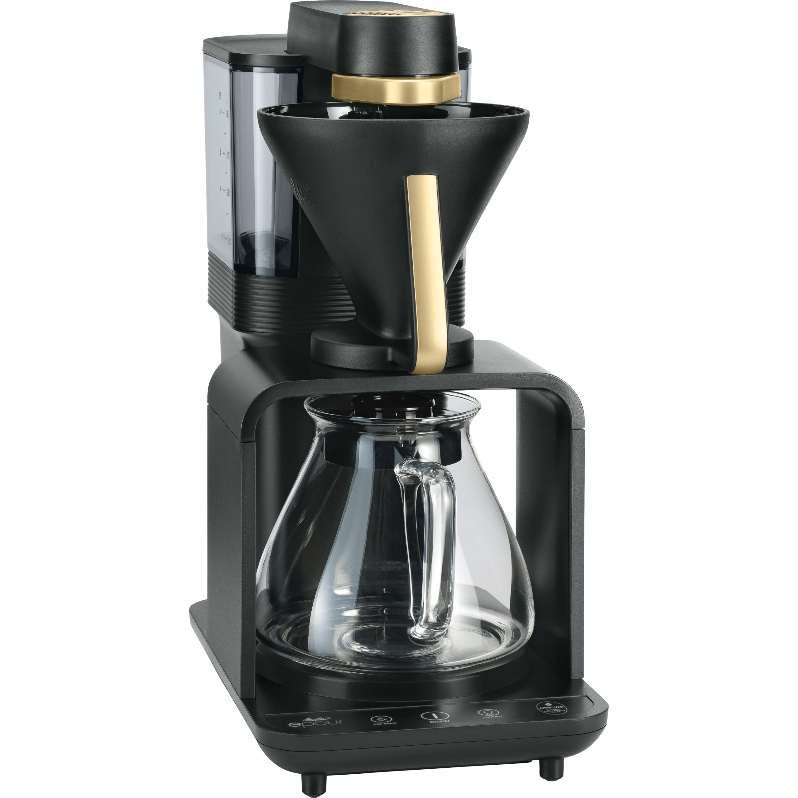 OVERFLOW COFFEE MAKER MELITTA Epour 1024-12 black/gold Brand Melitta