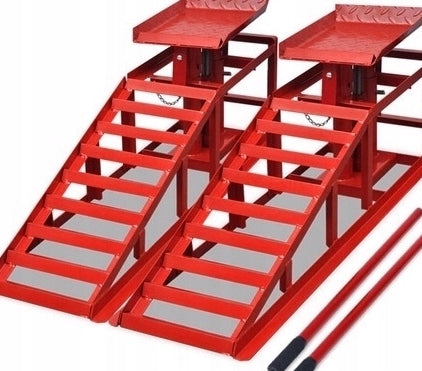 OVERRUN CAR RAMP DRIVEWAY HYDRAULIC LIFT 4T OVERRUN SET
