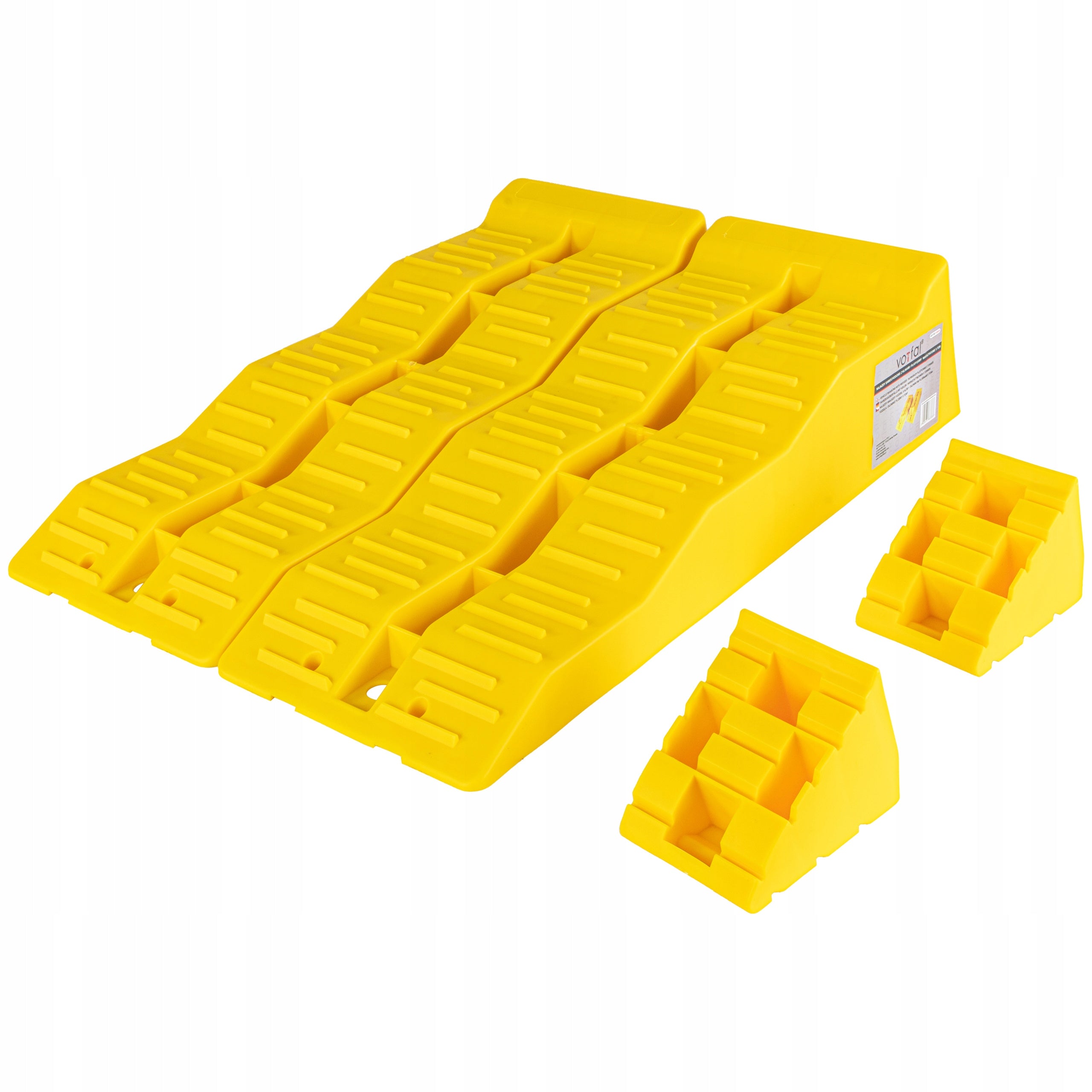OVERRUN LEVELING SLEEPERS 2 PCS WITH WEDGES FOR TRAILER MOTORHOME 5T Manufacturer code V09624