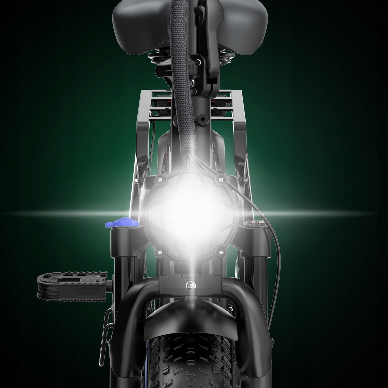 OVIVO C2 Pro Urban electric bicycles 48V 18Ah 250W 70Nm 25km/h 20“4.0 black Foldability partially assembled, calibrated