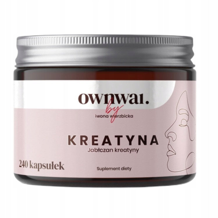 OWNWAI Creatine malate creatine dietary supplement 240 capsules