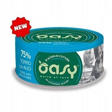 Oasy More Love Tuna with anchovies 70g can