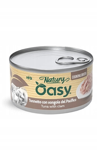 Oasy Nature Cooking Broth Cat Tuna, Mussels Wet Cat Food 85g