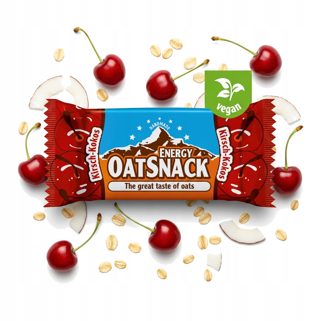 Oat bar OATSNACK energy 6x65g cherry coconut oat bar snack training