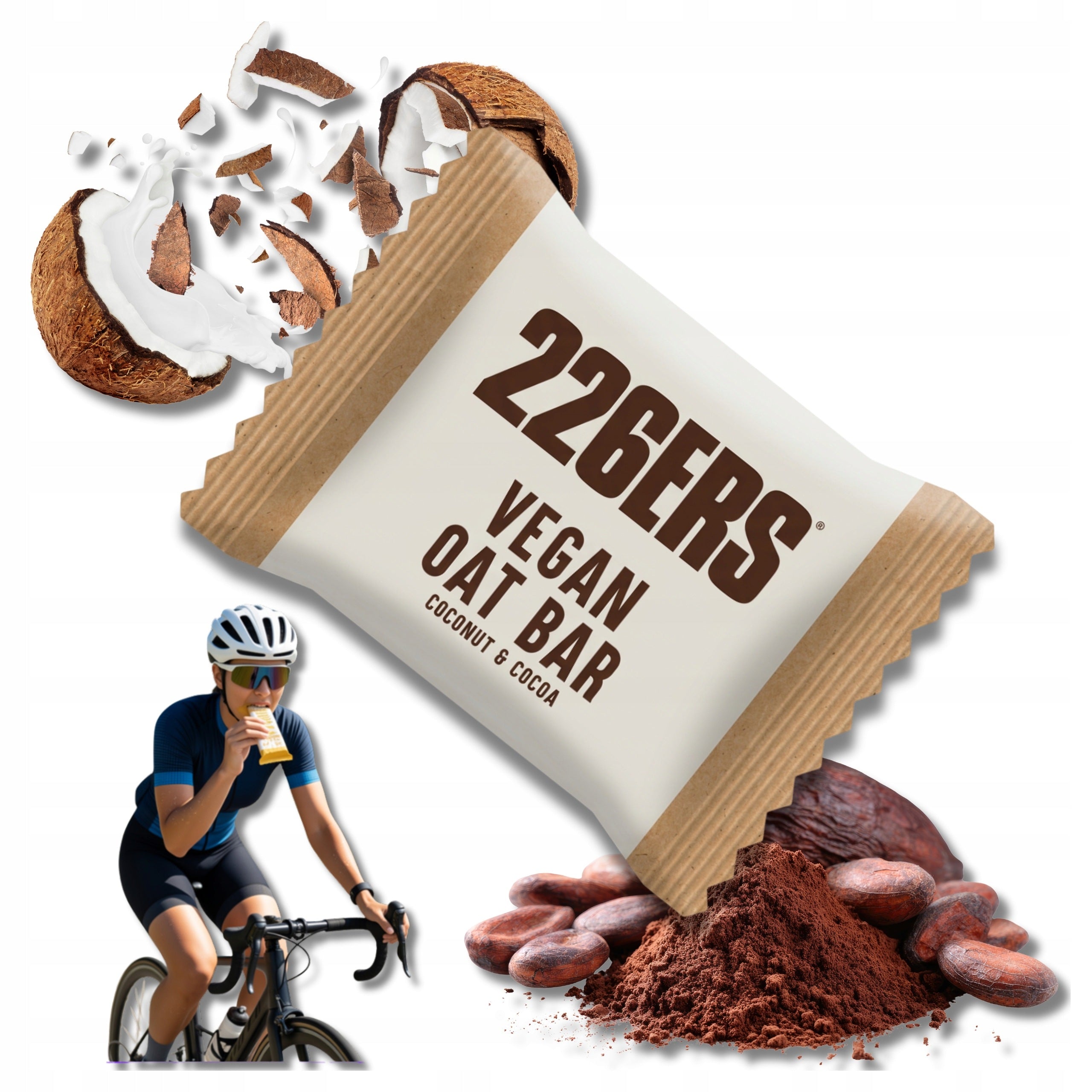 Oatmeal Bar 226ERS Vegan Oat Bar Coconut Vegan Without Gluten