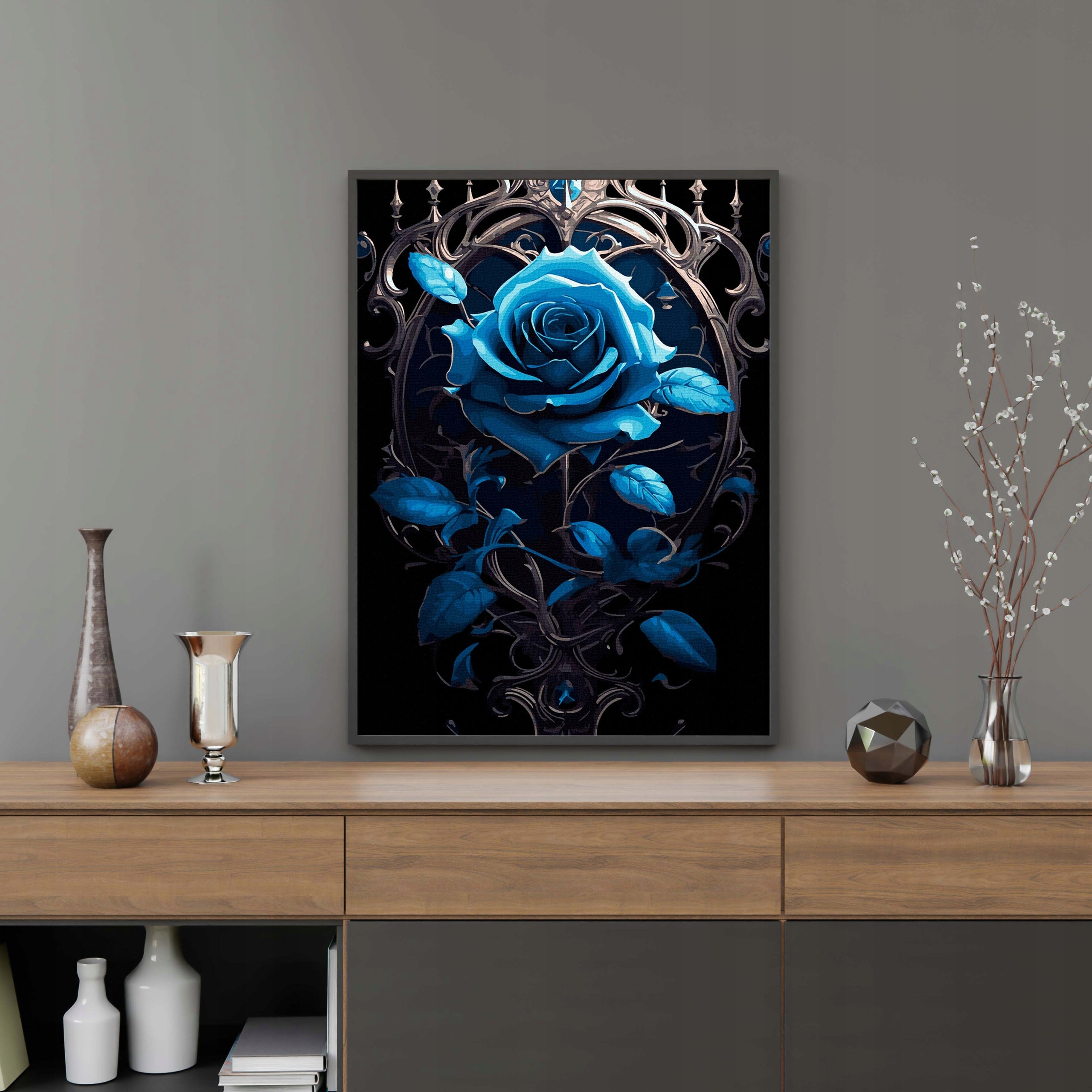 Malen nach Zahlen Oh Art Blumenstrauß aus dem Garten