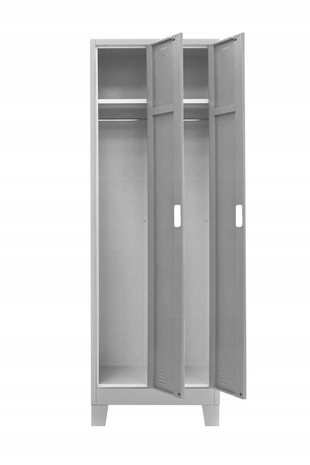 Occupational health and safety clothing cabinet KTD two-door 180x60x45cm GREY EAN (GTIN) 5905778704417