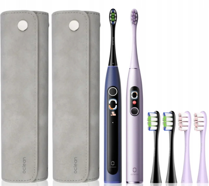 Oclean X Pro Digital Set Purple & Dark Blue Tooth Care Kit