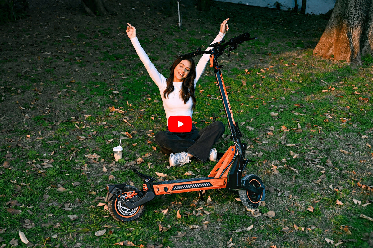 Off-road Electric Vehicle 1200W 48V 15.6Ah 50km/h 50km TOFUN E3 Pro 10" Foldability partially assembled, calibrated