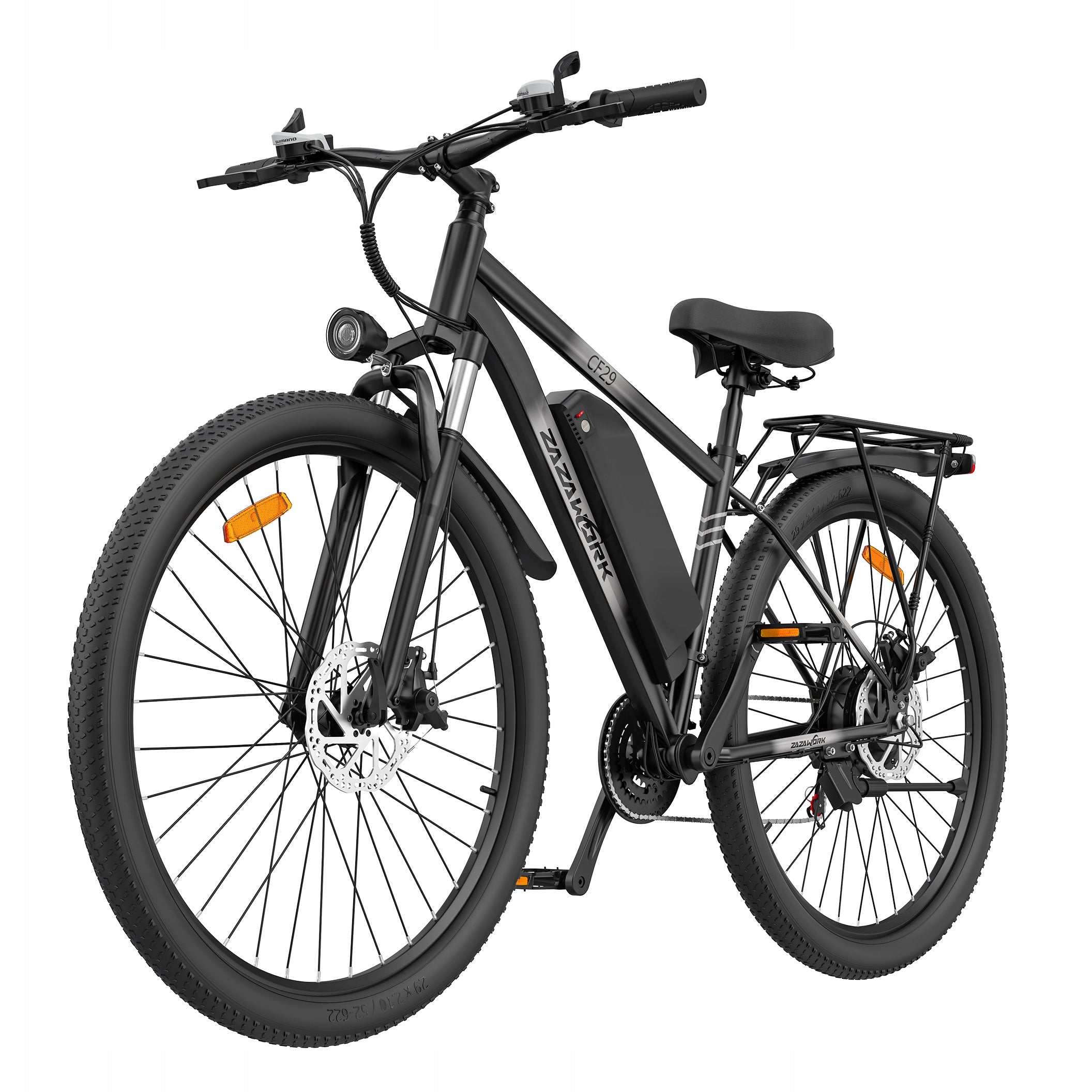 Off-road electric bike ZAZAWORK CF29 250W 48V 15AH 100km 29" 21-speed Manufacturer code Rower elektryczny Terenowy ZAZAWORK CF29