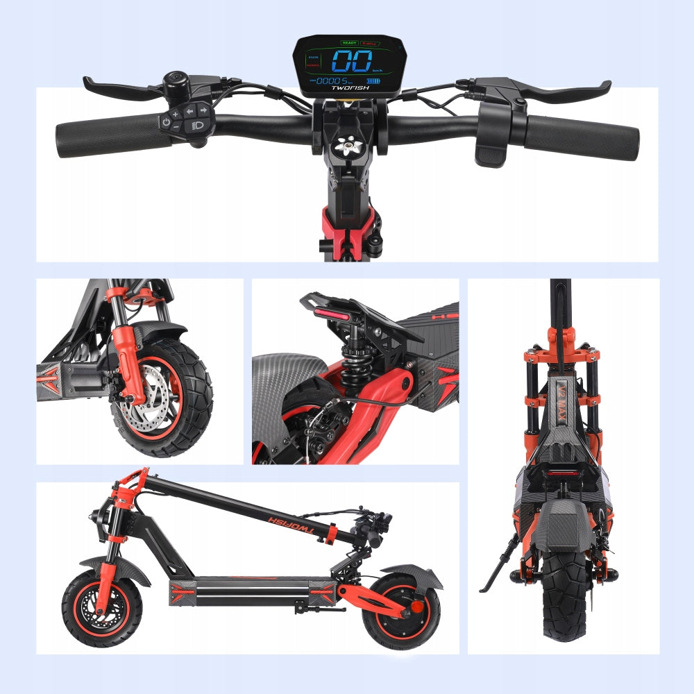 Off-road electric scooter for adults 11" V4Max 52V23Ah 100km 1640W Manufacturer code 11" V4Max 52V23Ah 100km