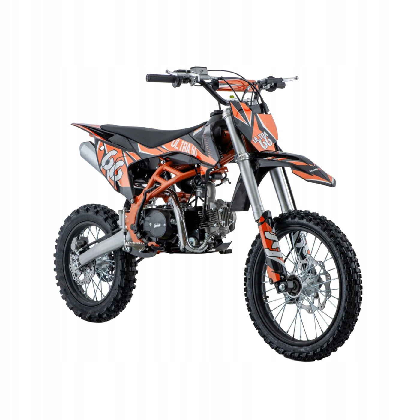Off-road motor ULTRA 66 125cc 100 km/h Orange 125 cm³ Kid's age 14+ years