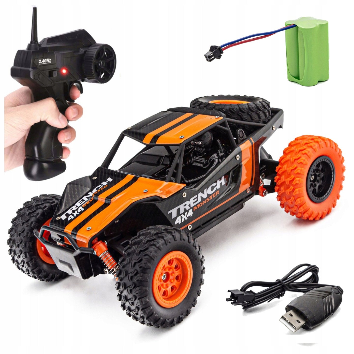 Off-road vehicle REMOTE CONTROLLED Car on Remote Control 60m RC DRIVE 4x4 20km/h Packaging status original