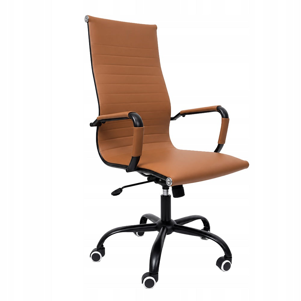 Office Cabinet Chair Brown Swivel Modern Brand no brand
