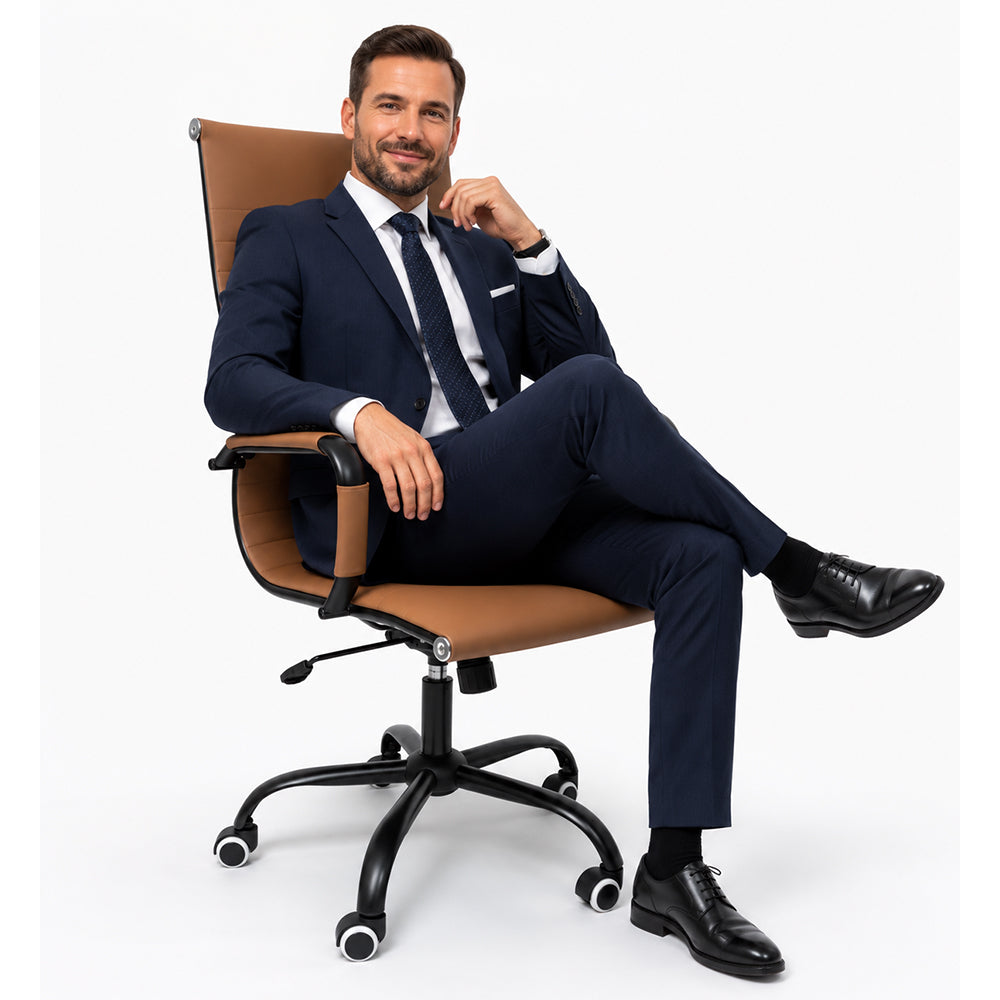 Office Cabinet Chair Brown Swivel Modern Manufacturer code JS EXCLUSIVE BROWN