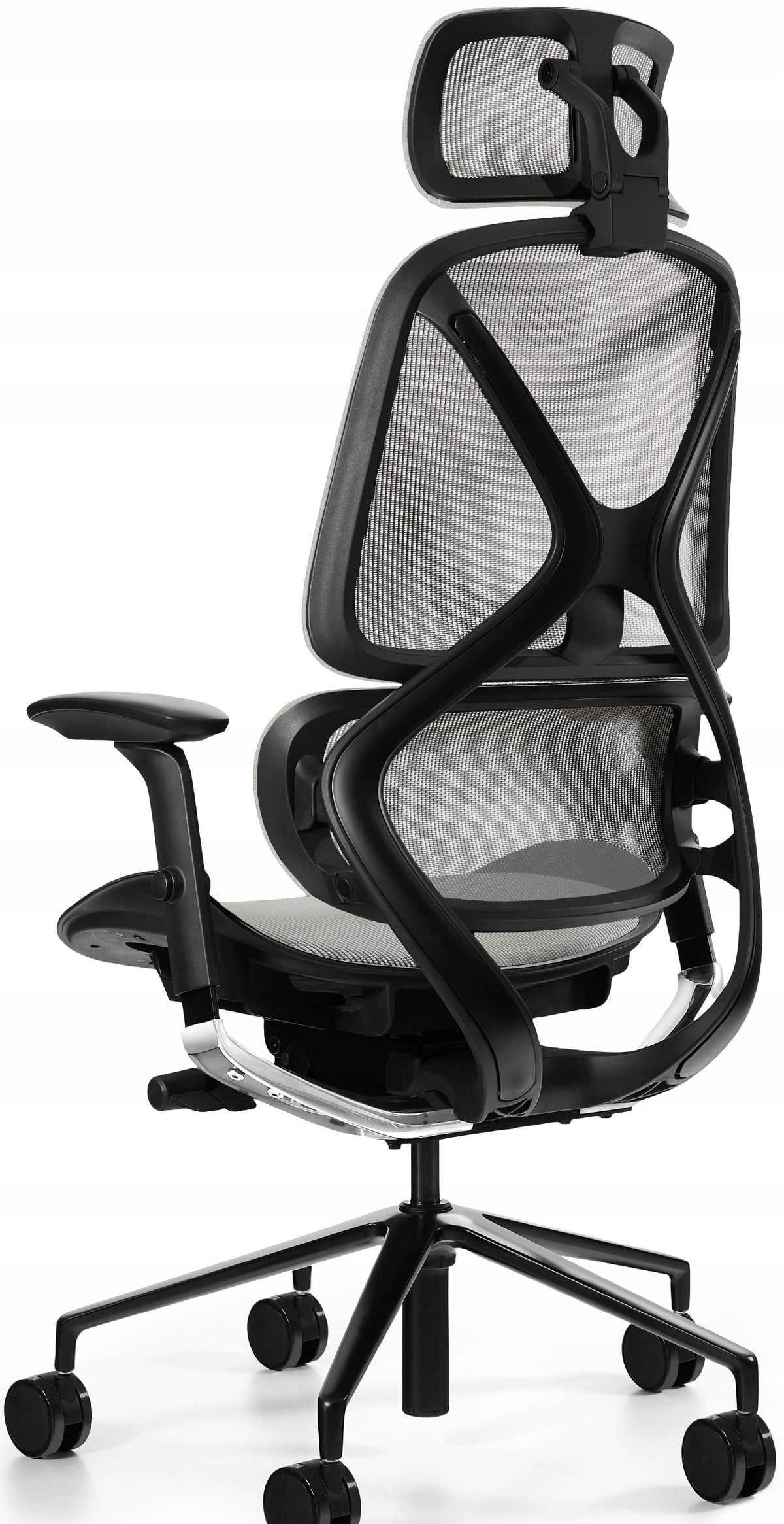 Office Chair AREO X Grey Black X Swivel Mesh Ergonomic Chair