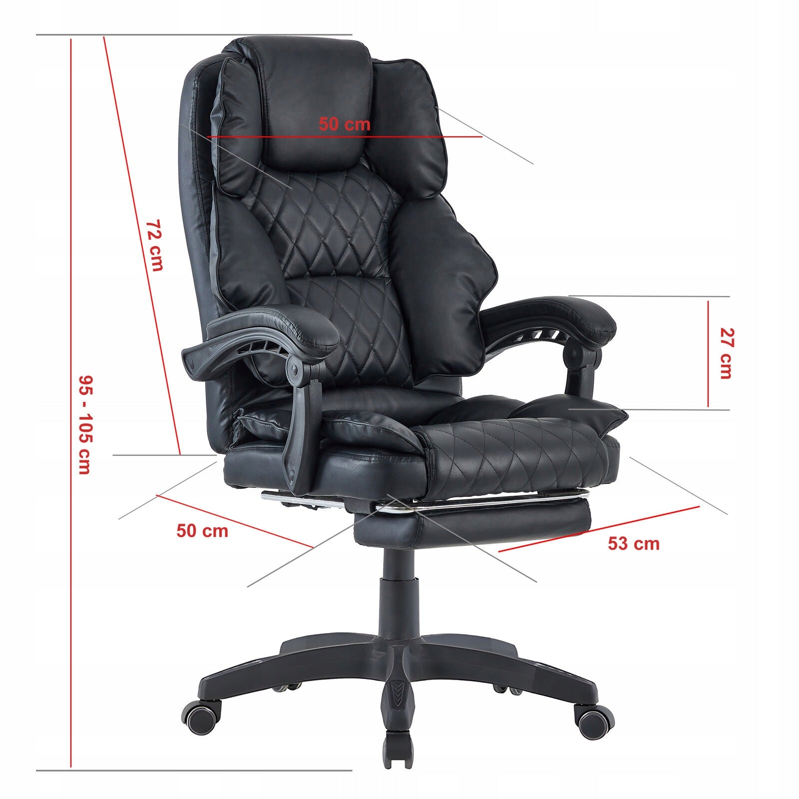Office Chair Chef Swivel Footrest Work Desk Green EAN (GTIN) 5908450176106