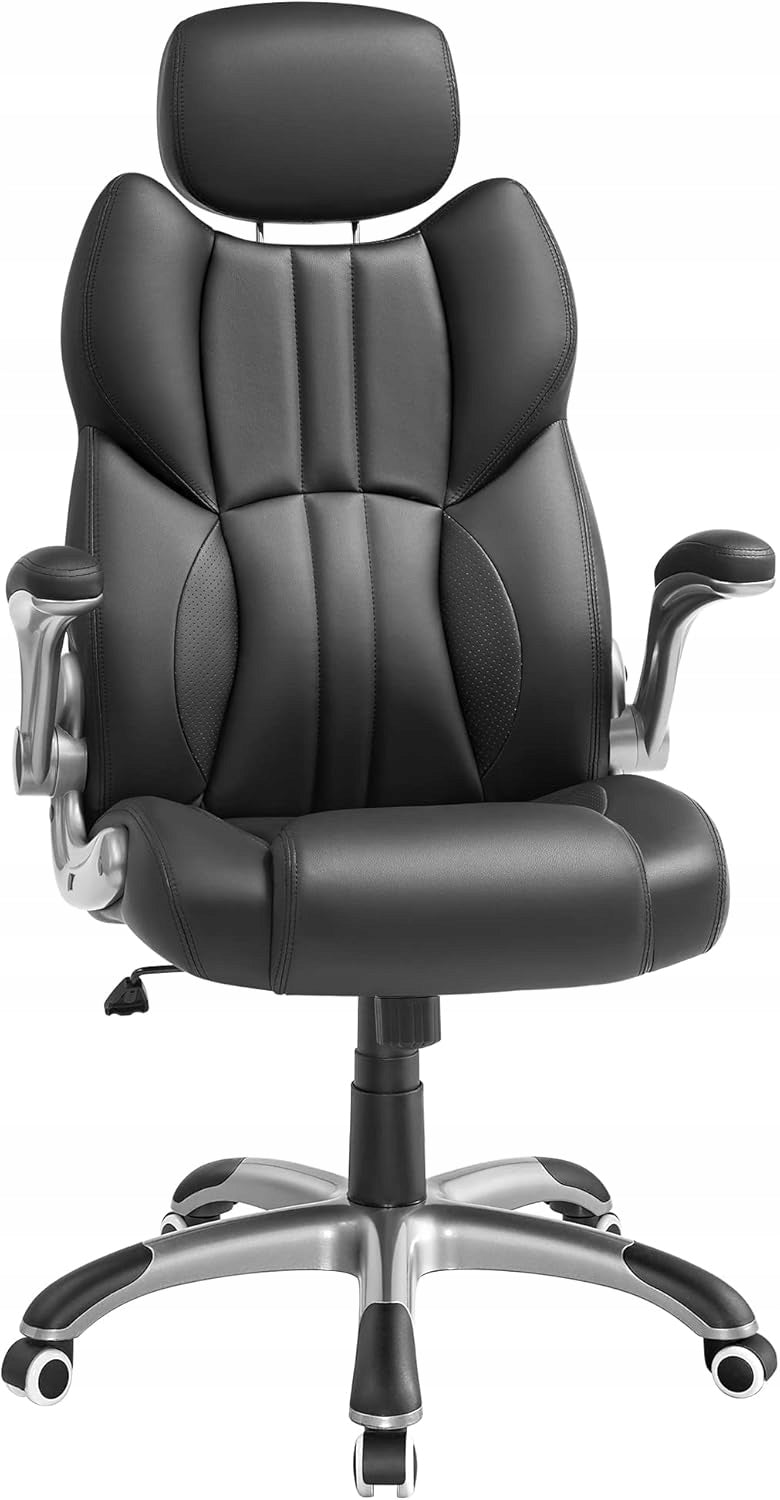 Office Chair Desk Chair Ergonomic Tilting Gaming Black