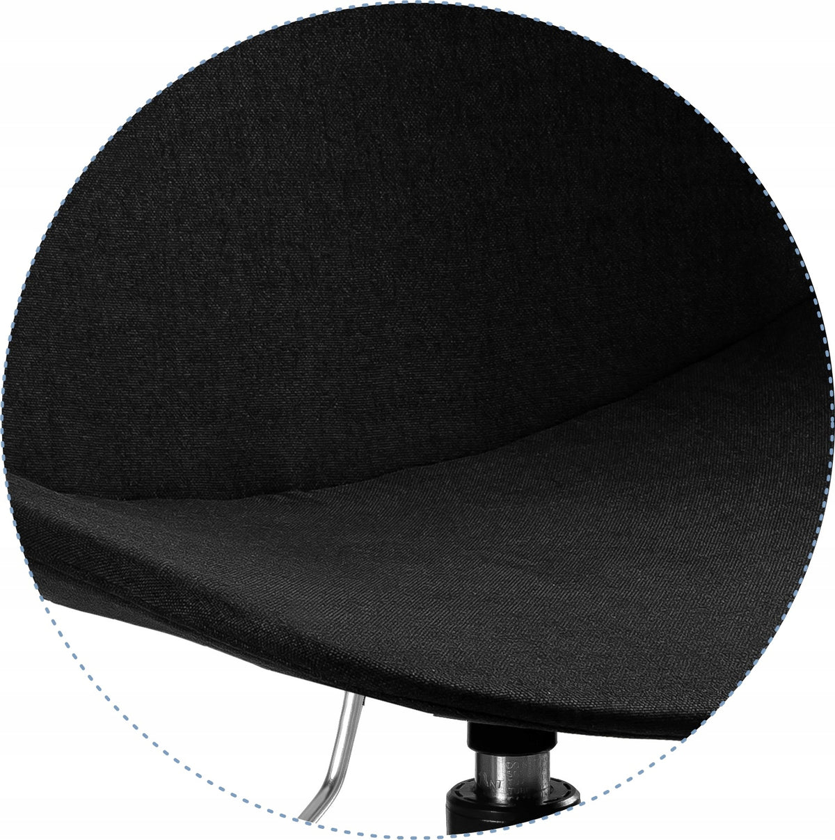 Office Chair EASY R Black Swivel Fabric Packaging status original
