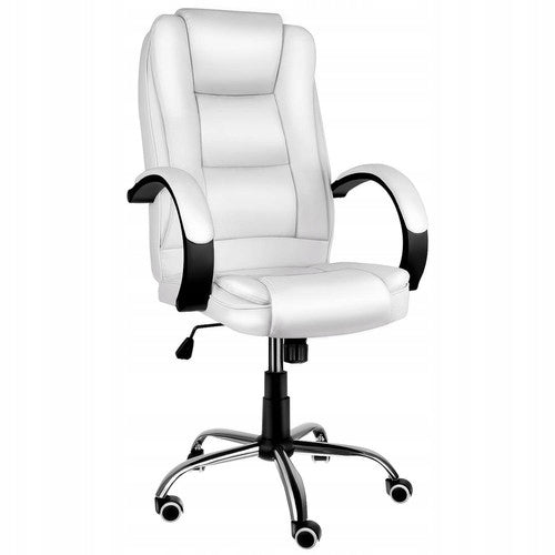 Office Chair Eco Leather White Rotating Eco Leather for Home Office Living Room Company Manufacturer code 23240
