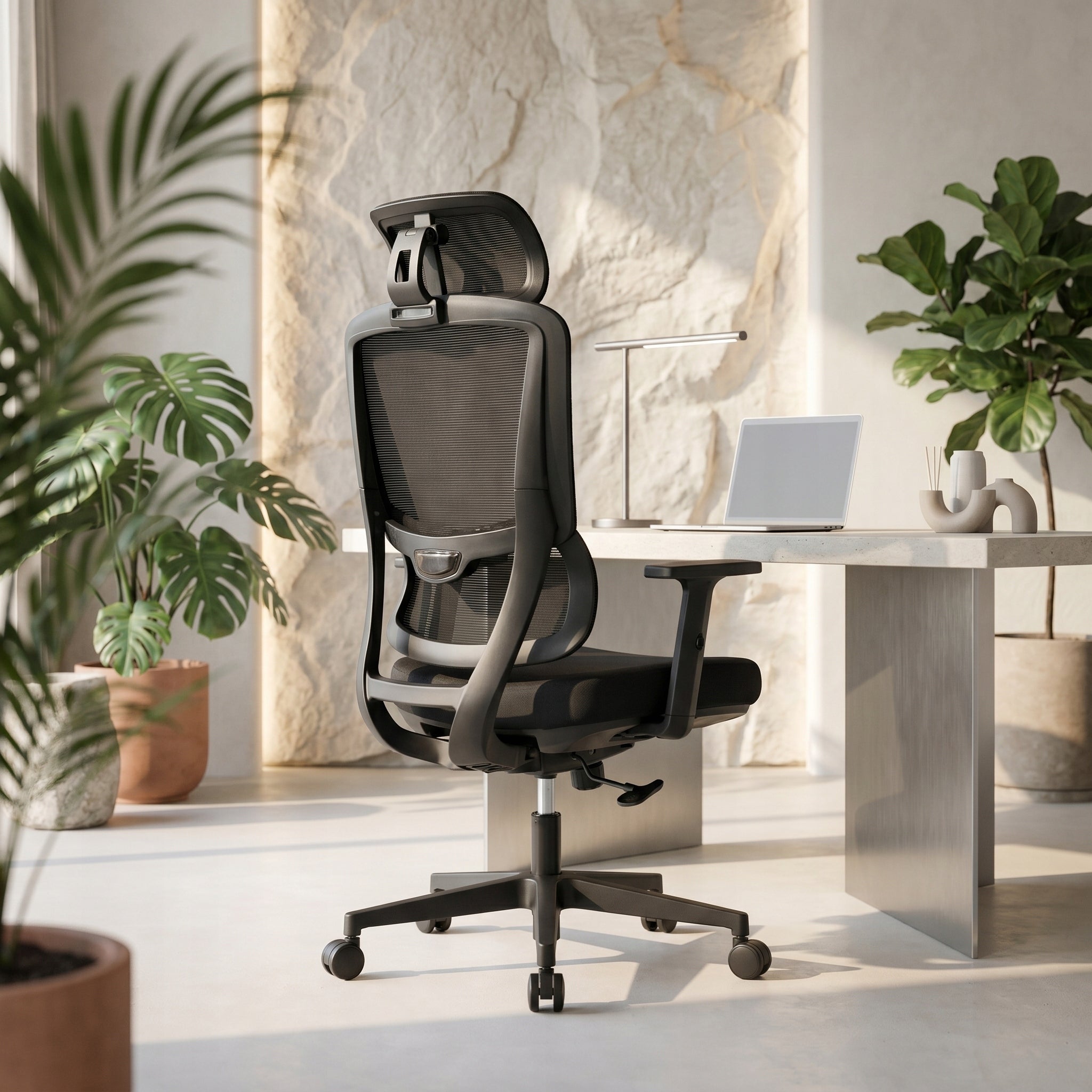 Office Chair Ergonomic Mesh Office Chair Swivel Adjustable Packaging status original
