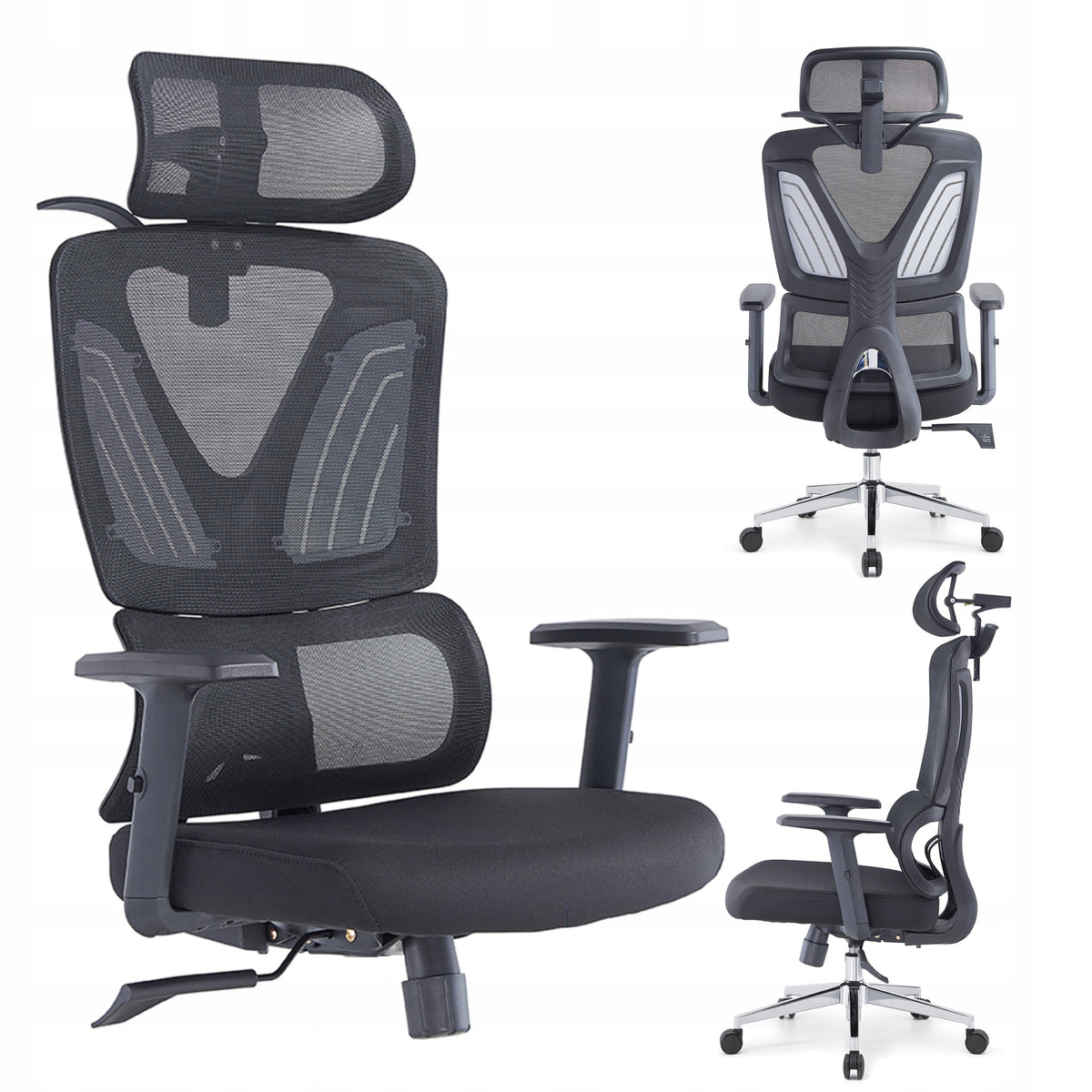 Office Chair Ergonomic Sturdy Swivel Chair for Desk Work Packaging status original