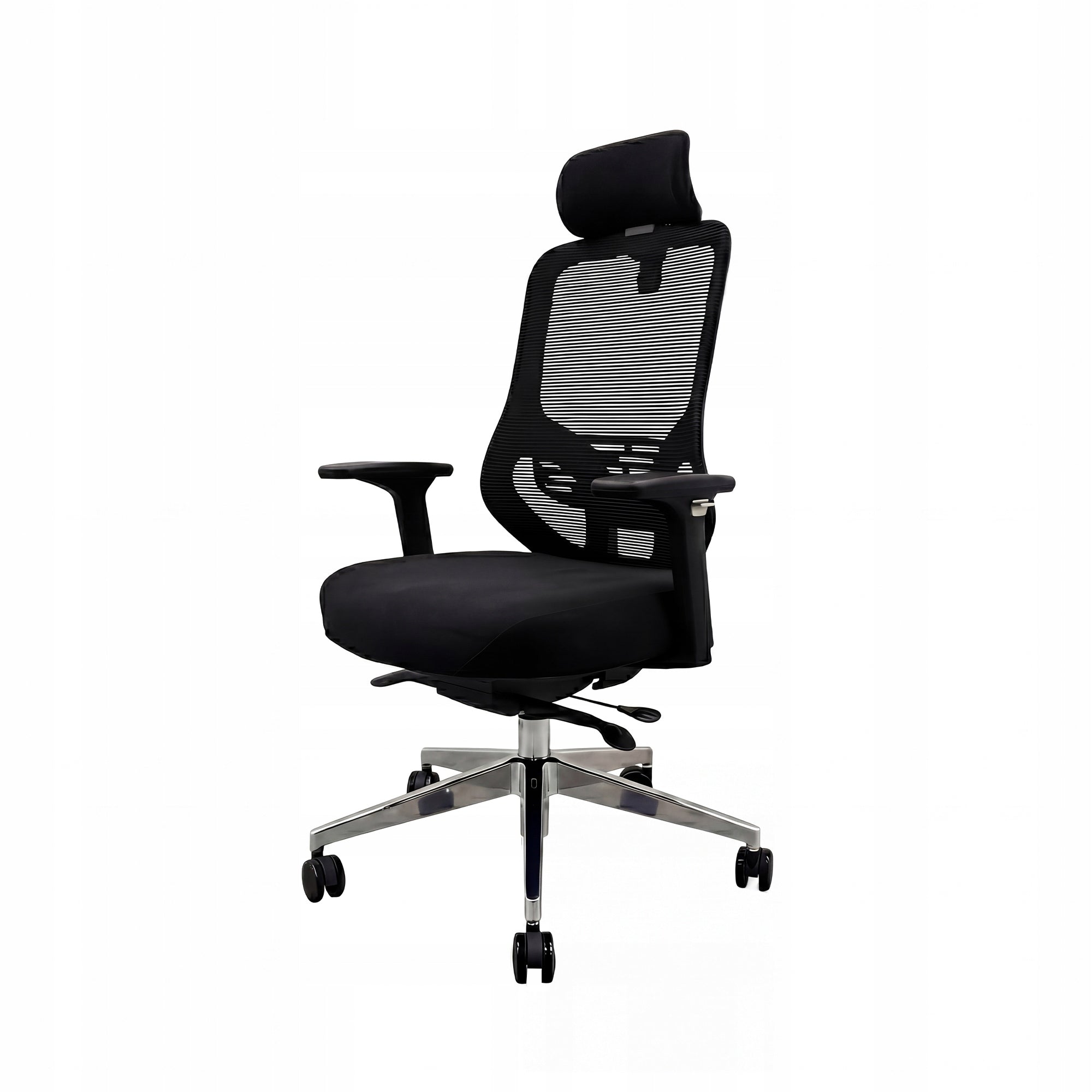 Office Chair Ergonomic Swivel Black with Mesh JAN NOWAK AXIS