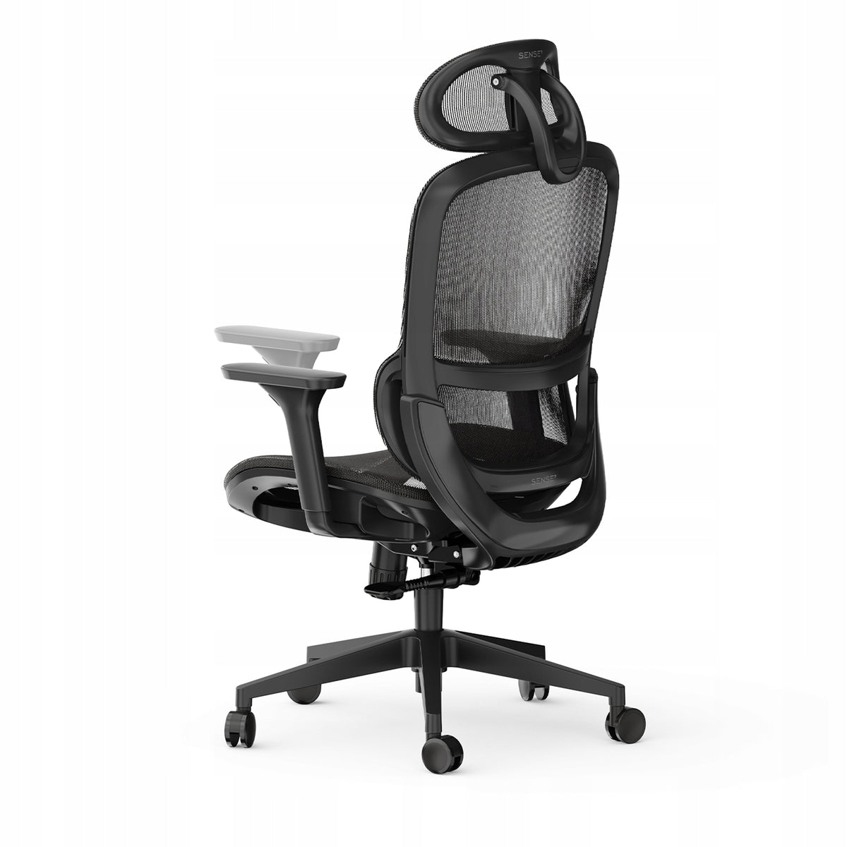 Office Chair Ergonomic Swivel Chair Material Black Sense7 Neyo Brand Sense7