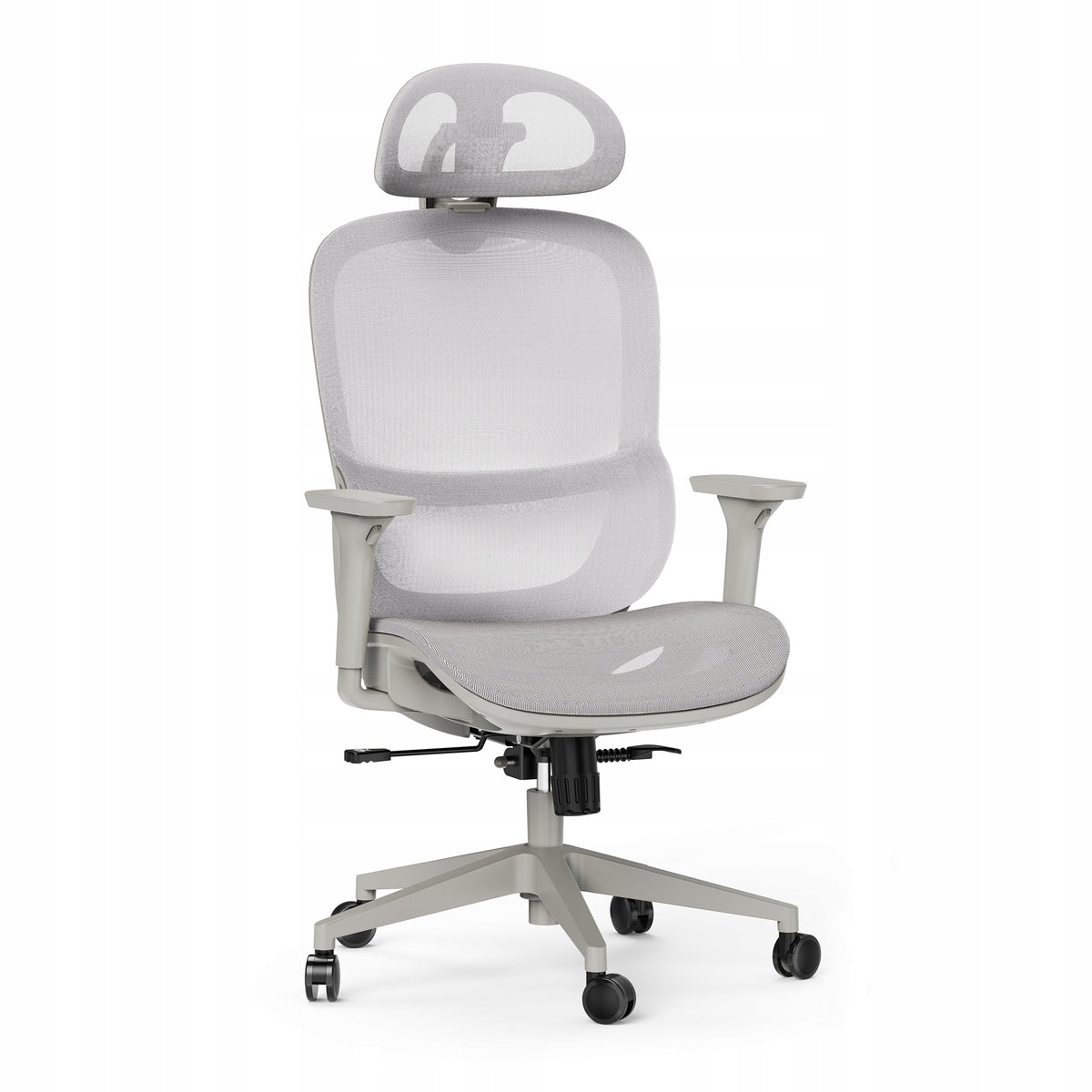 Office Chair Ergonomic Swivel Chair Material Grey Sense7 Neyo