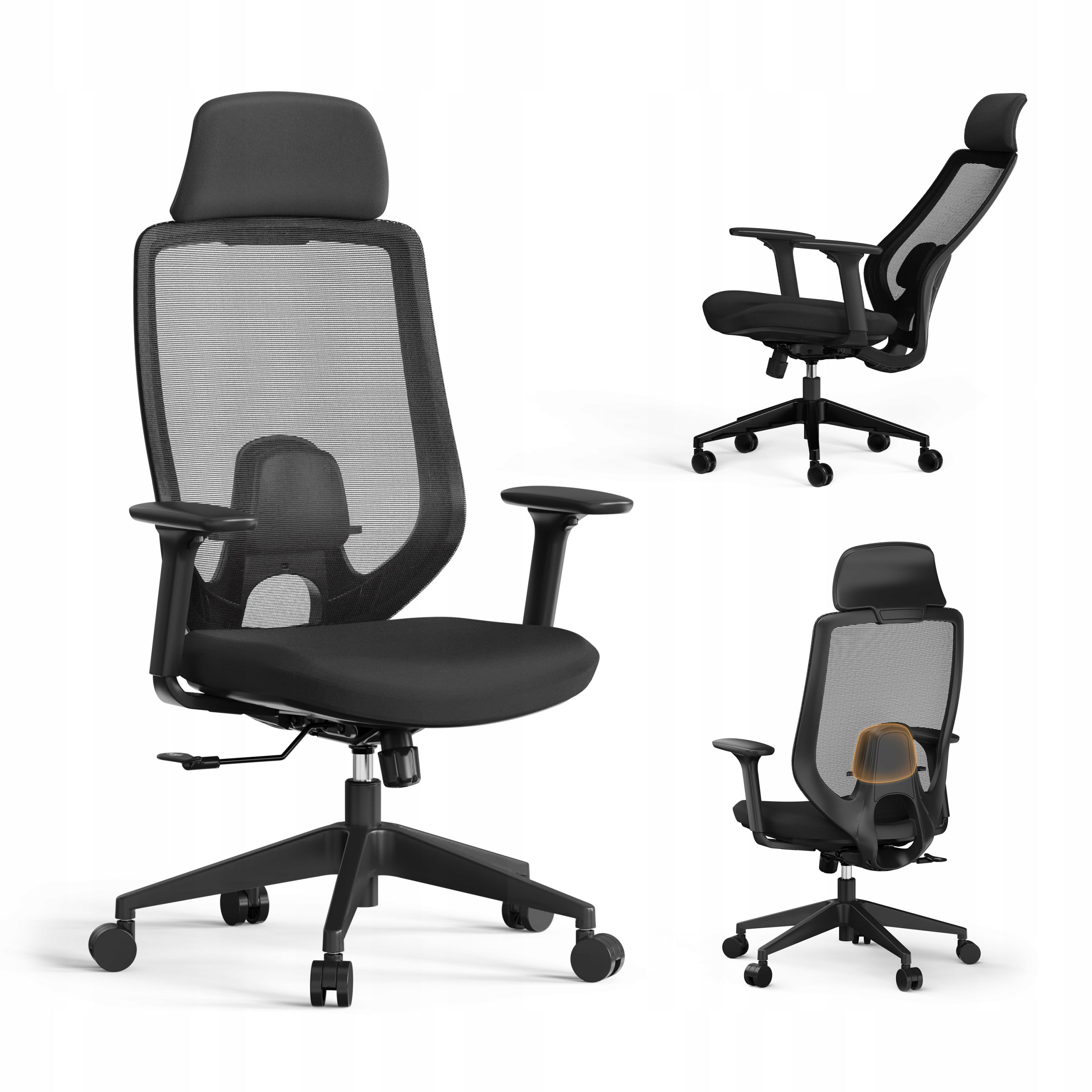Office Chair Ergonomic Swivel Chair Material Health and Safety - Sense7 Nakai