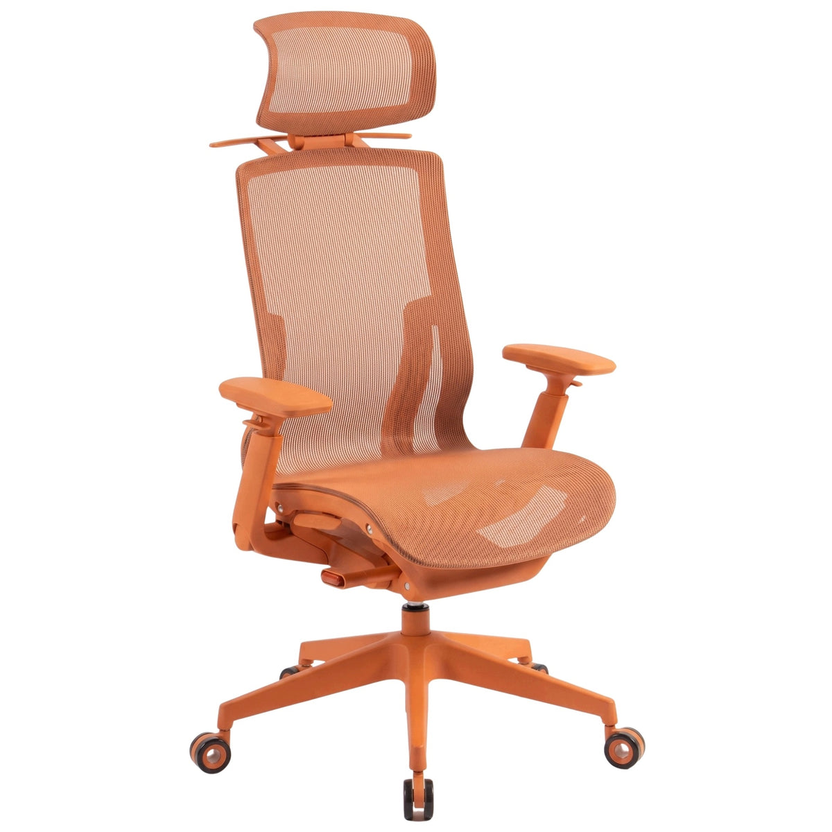 Office Chair Orange Spacetronik ERGONOMIC Adjustable Swivel