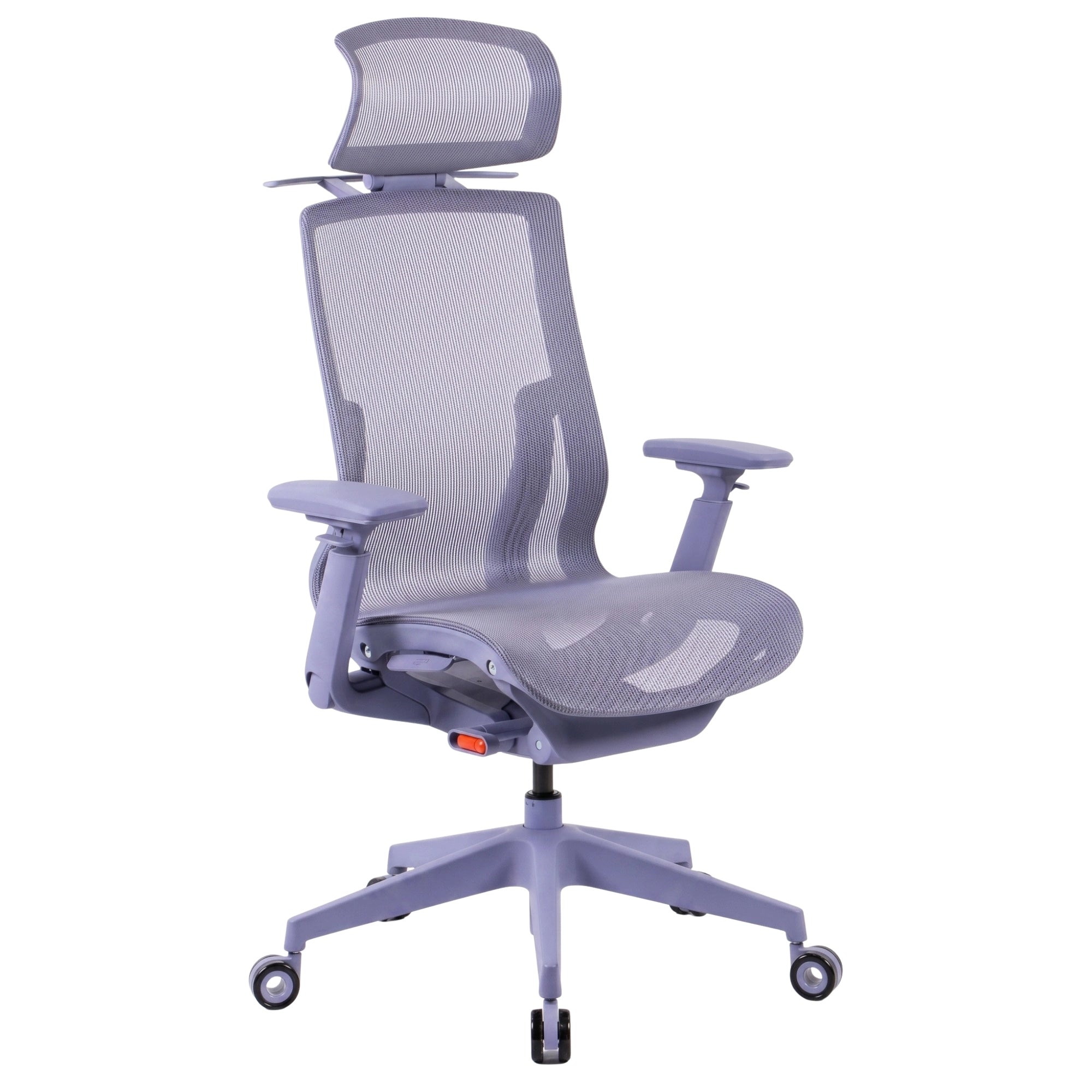 Office Chair Purple Mesh ERGONOMIC Rotary 135kg Spacetronik