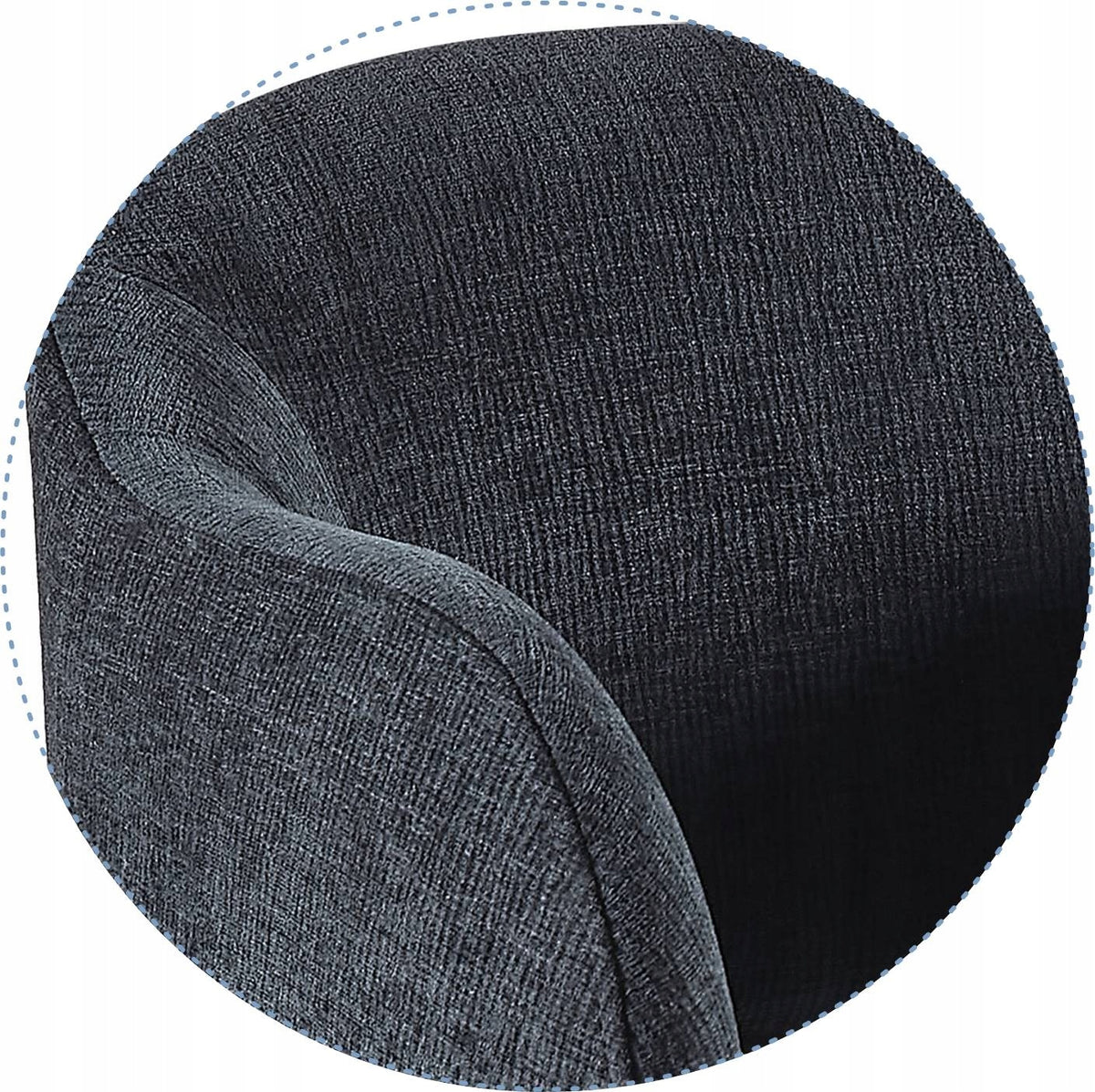 Office Chair STILO Black Rotating Fabric Work Chair 130kg Home Packaging status original