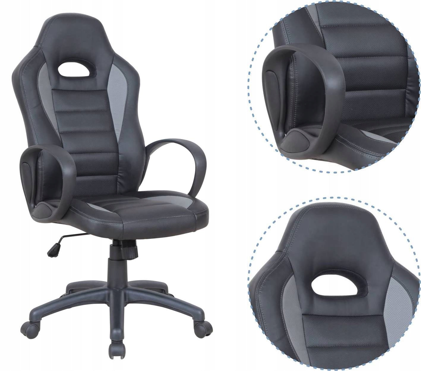 Office Chair SWIMS Gaming Chair Black Design with Armrests