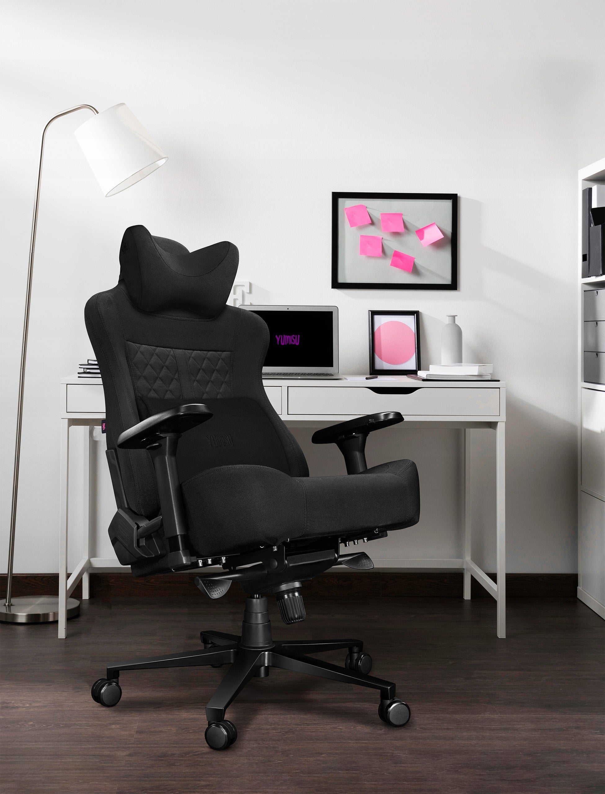 Office Chair SWIVEL Desk Chair Adjustable Material Black 180kg Manufacturer code Y-2052-GB-M