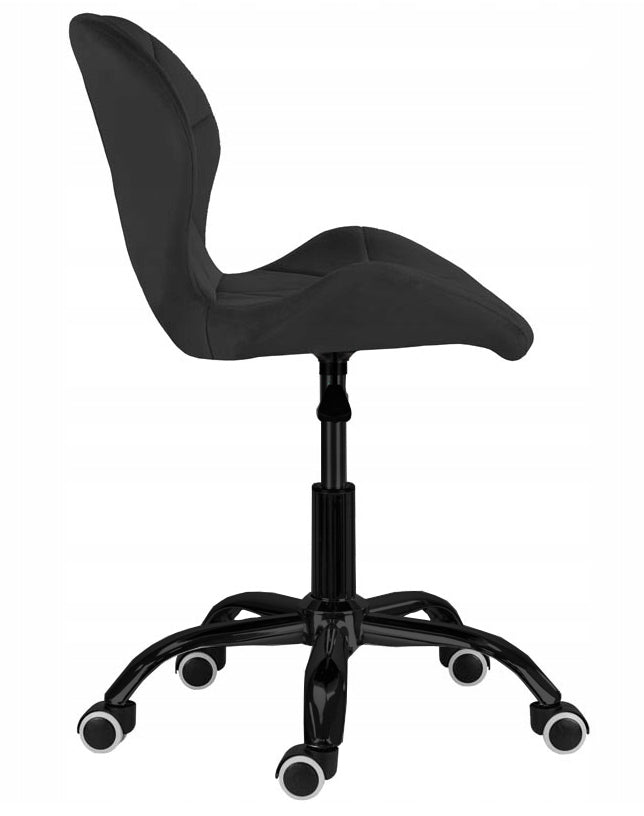 Office Chair SWIVEL Stylish VELOUR GREY LEGS Manufacturer code YB2C467